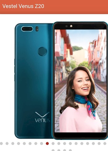 Vestel Venus Z20 Turkuaz Android Telefon - Görsel 3