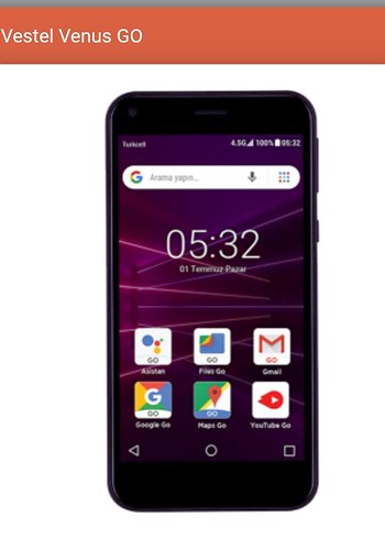 Vestel Venus GO Çok Renkli Android Telefon - Görsel 6