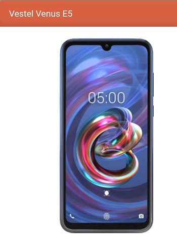 Vestel Venus E5 Koyu Mavi Android Telefon - Görsel 3