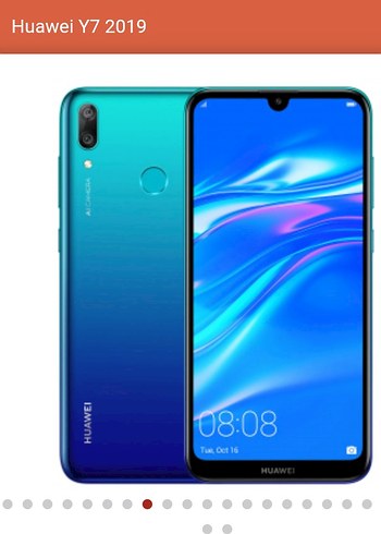 Huawei Y7 2019 Mavi Android Telefon - Görsel 3