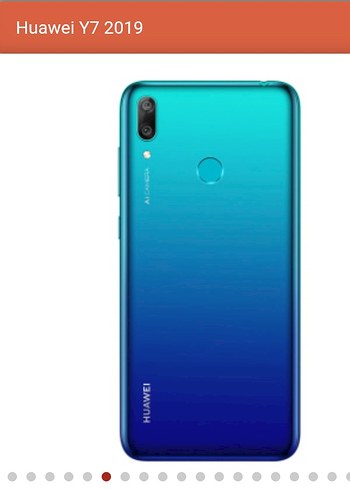 Huawei Y7 2019 Mavi Android Telefon - Görsel 5