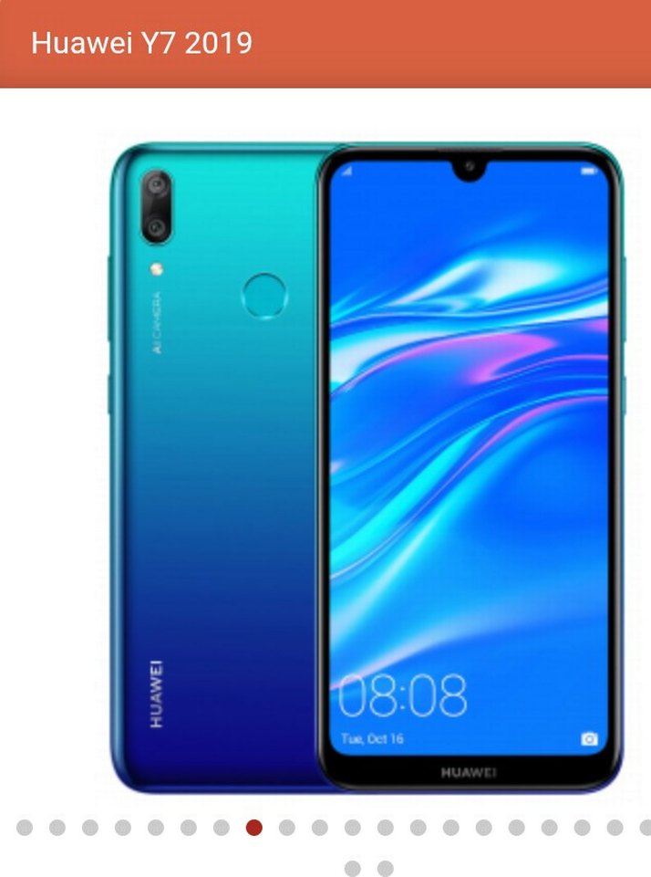 Huawei Y7 2019 Mavi Android Telefon - Görsel 3