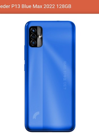 reader P13 Blue Max 2022 128GB Android Telefon - Görsel 6