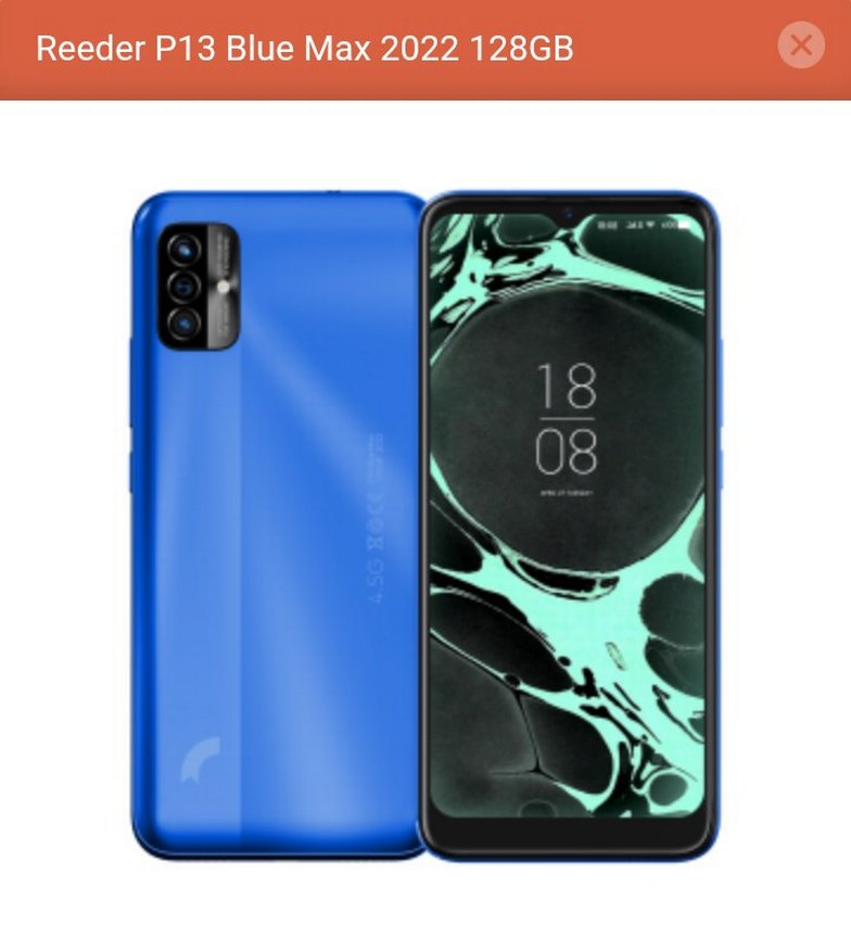 reader P13 Blue Max 2022 128GB Android Telefon - Görsel 3