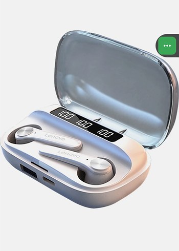 Lenovo Beyaz Kablosuz Kulaklık - Görsel 4