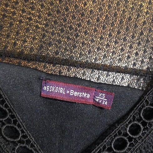 xs Beden siyah Renk Bershka elbise
