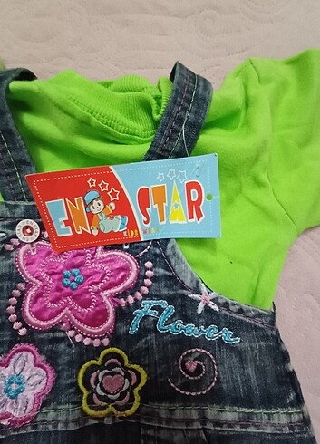 Standart Beden Beden çeşitli Renk Kiz cocuk elbise takım