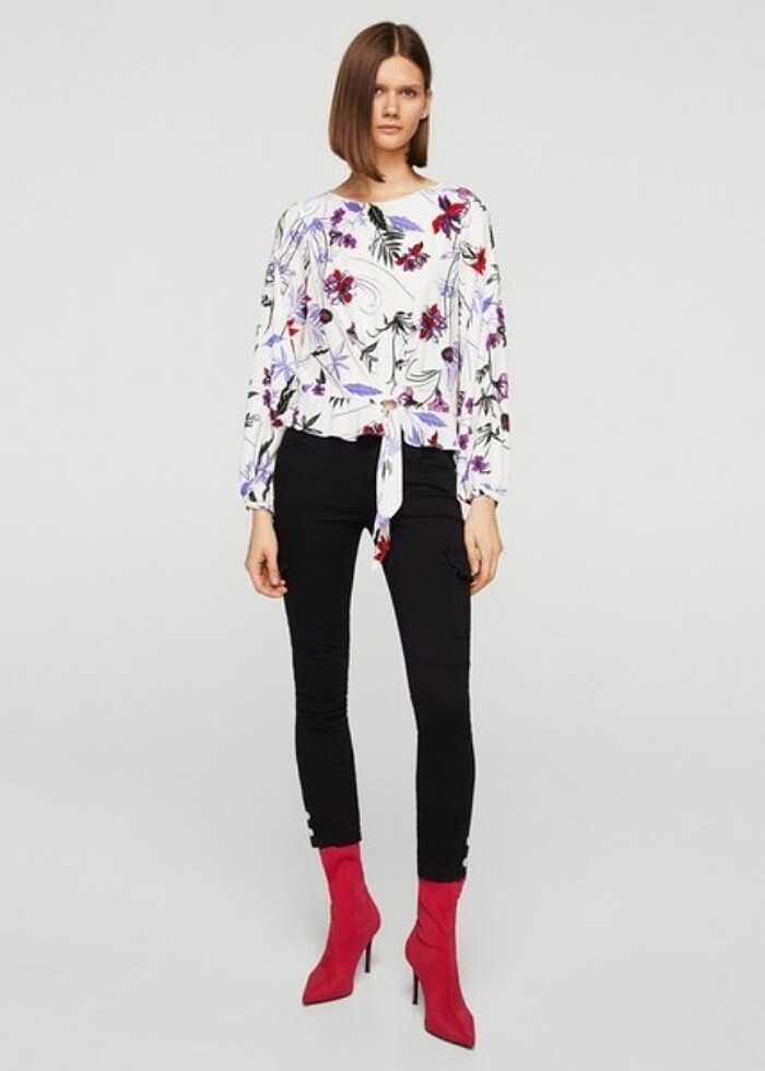 MANGO Pocket Details Kargo Jean  - Görsel 2