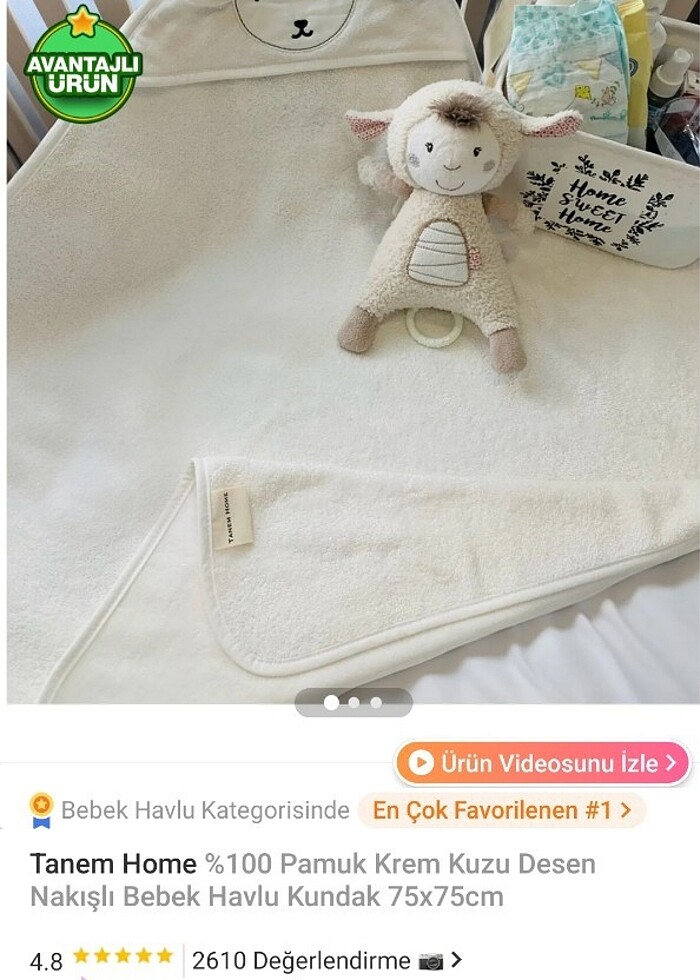 Bebek havlusu - Görsel 2