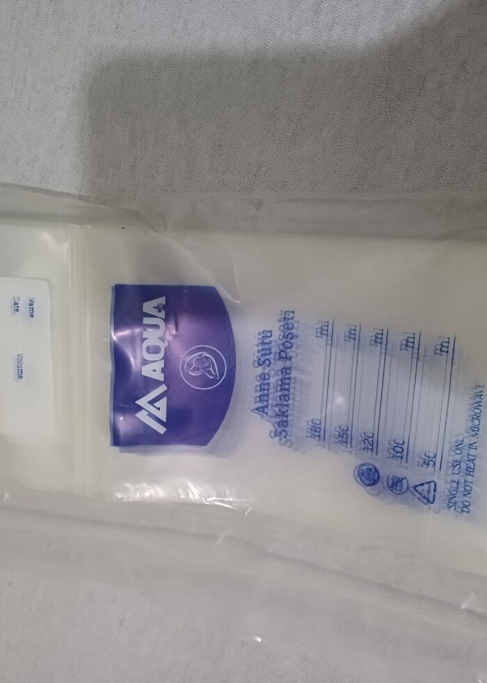 Anne sütü saklama poşeti  - Görsel 3