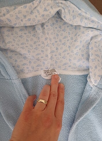 Erkek bebek bornoz  - Görsel 3