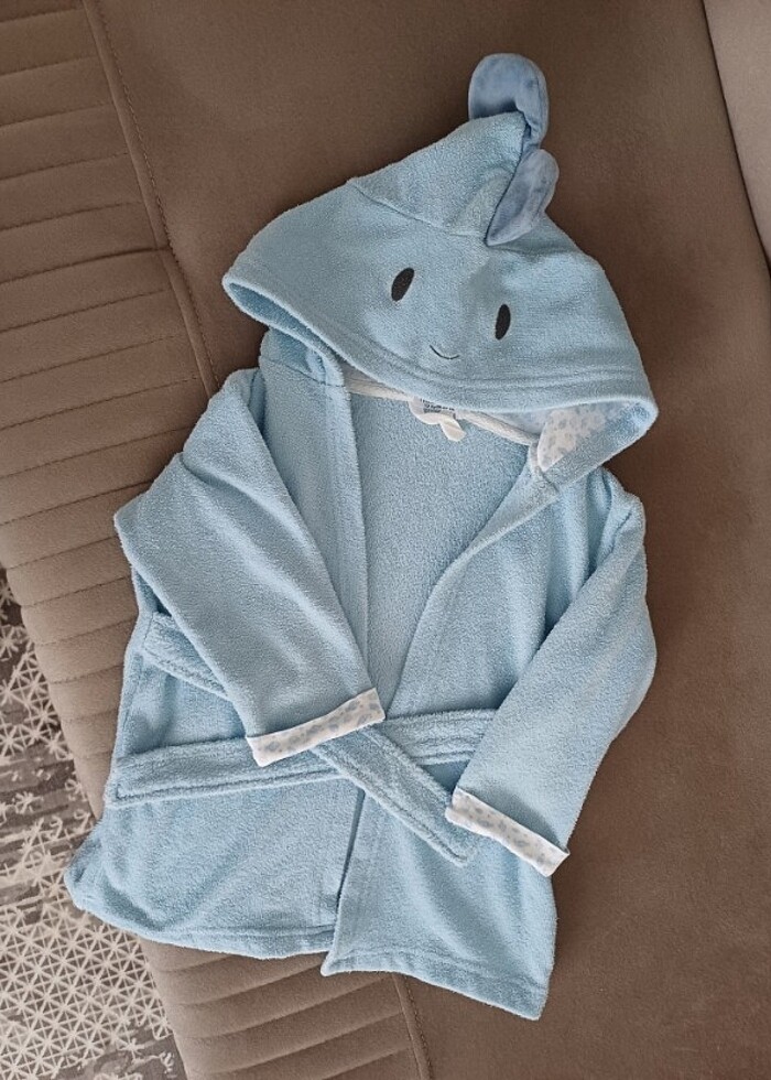 Erkek bebek bornoz  - Görsel 2