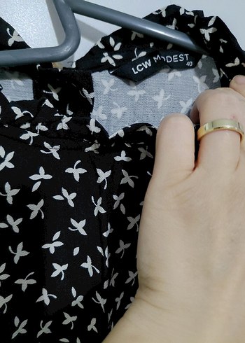 Siyah Uzun Elbise - Görsel 6