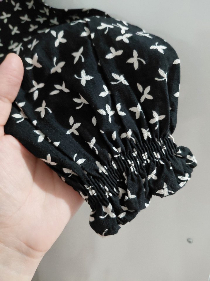 Siyah Uzun Elbise - Görsel 5