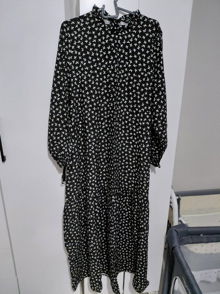 Siyah Uzun Elbise - Görsel 2