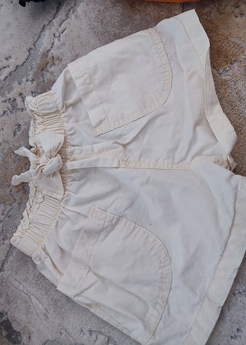 Kız Çocuk Fırfırlı Keten Şort - Görsel 2