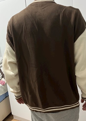 l Beden Düğmeli Kahverengi Midi Streetwear Ceket
