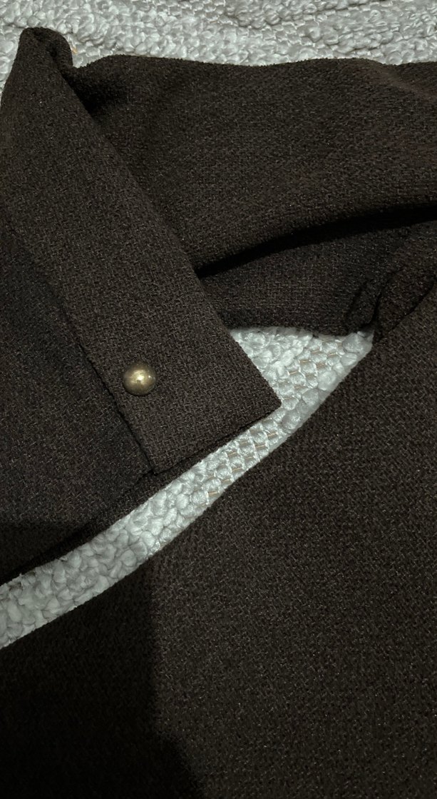 Kahverengi kaşe ceket - Görsel 4