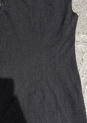 Kadın Gri Yarım Kol Elbise - Görsel 2