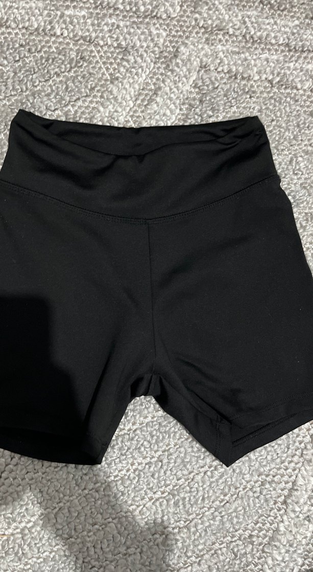 Kadın Siyah Yüksek Bel Mini Şort - Görsel 2