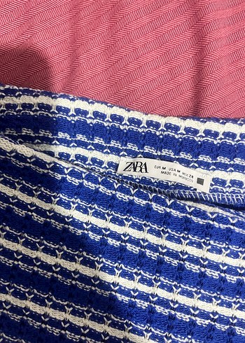 Mavi Örgü Mini Şort - Görsel 2