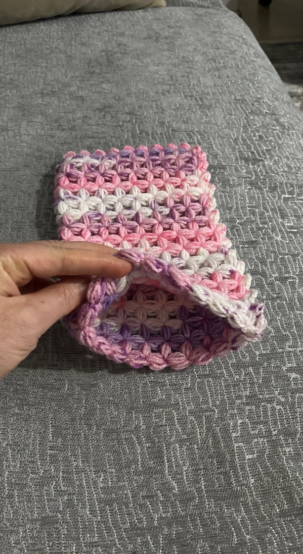 Çok Renkli Örgü Banyo Lifi - Görsel 2