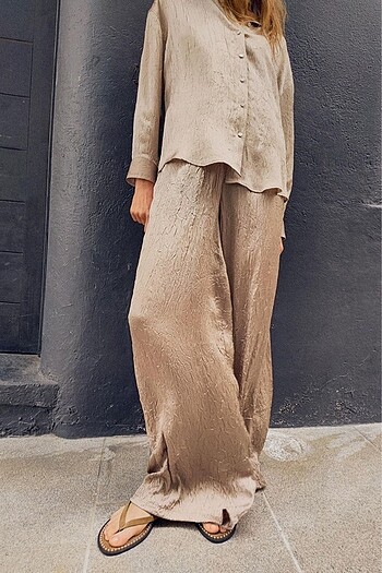 zara saten pantolon