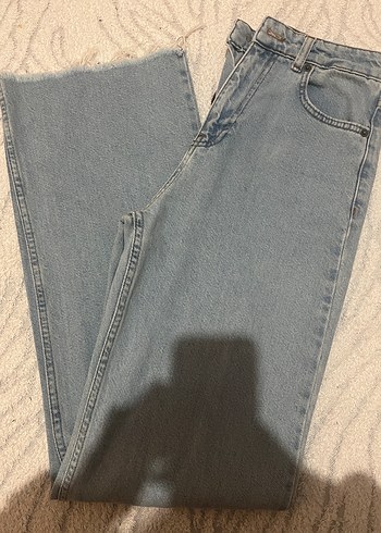 Mavi Normal Boy Kadın Denim Pantolon