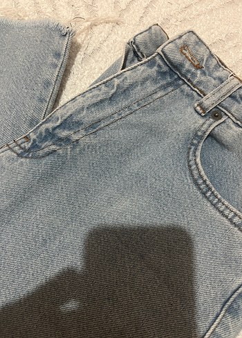38 Beden Mavi Normal Boy Kadın Denim Pantolon