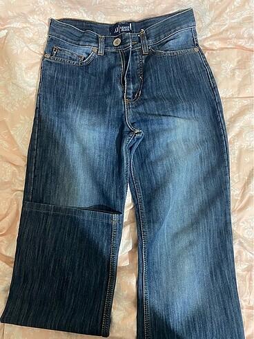 Kadın vintage düşük bel jeans