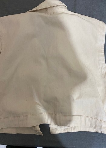 Düğmeli Keten Yelek - Görsel 2