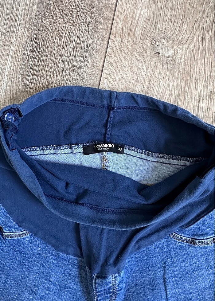 Lcwaikiki hamile jean şort - Görsel 3