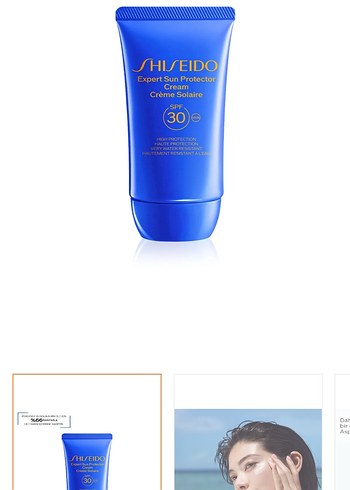Shiseido SPF 30 Güneş Koruyucu Krem