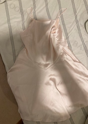 Zara saten elbise