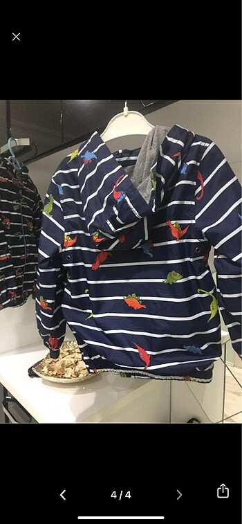 4 Yaş Beden lacivert Renk Erkek çocuk yagmurluk