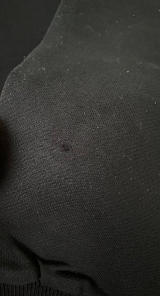 Siyah Baskılı Oversize Sweatshirt - Görsel 3