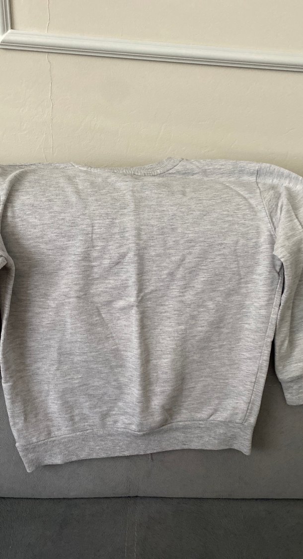 Gri Batman Baskılı Erkek Sweatshirt - Görsel 5