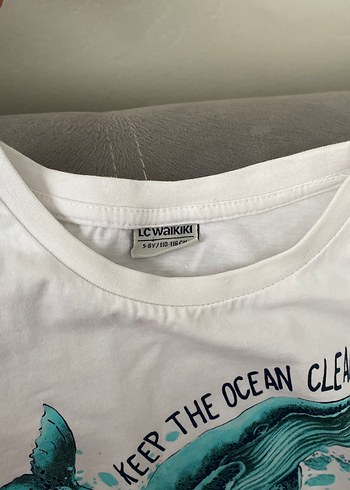 Beyaz Erkek Çocuk Baskılı Tişört - Görsel 4