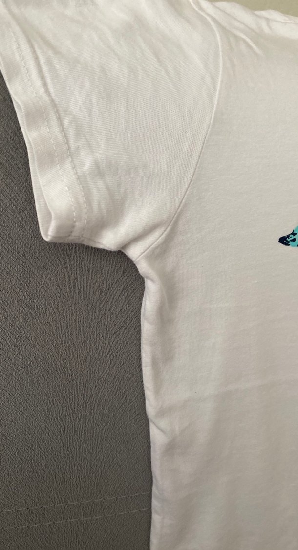 Beyaz Erkek Çocuk Baskılı Tişört - Görsel 2