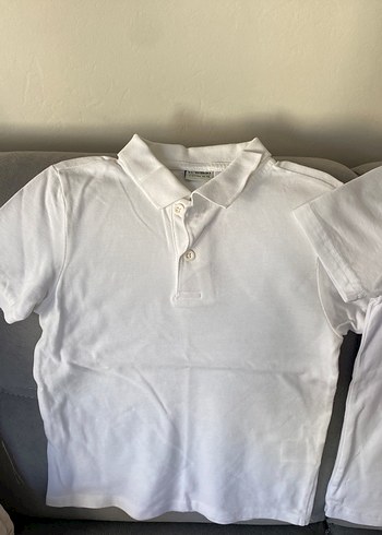LC Waikiki Beyaz Erkek Çocuk Kısa Kollu Polo Tişört
