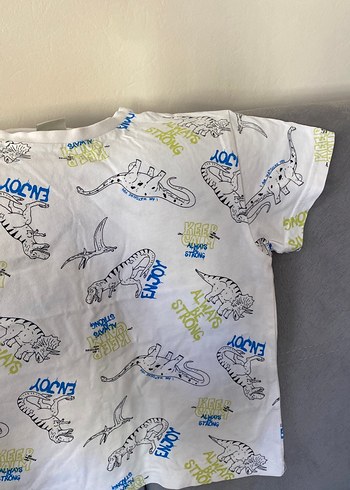 Baskılı Erkek Çocuk Kısa Kollu Tişört - Görsel 3