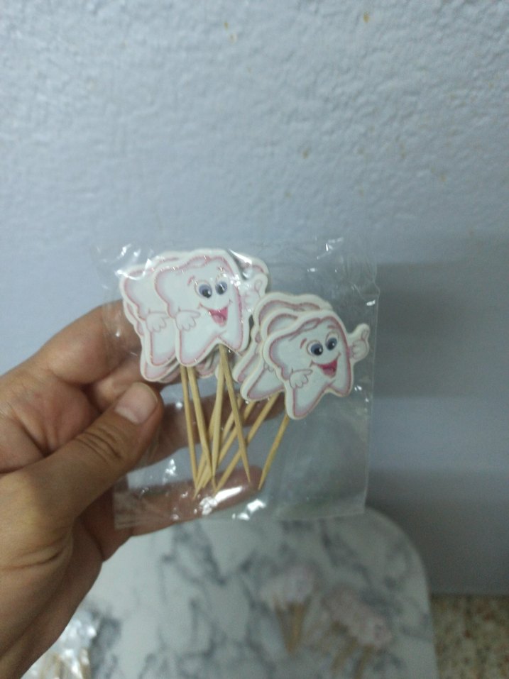 Renkli Diş Figürlü Kürdanlar - Görsel 3