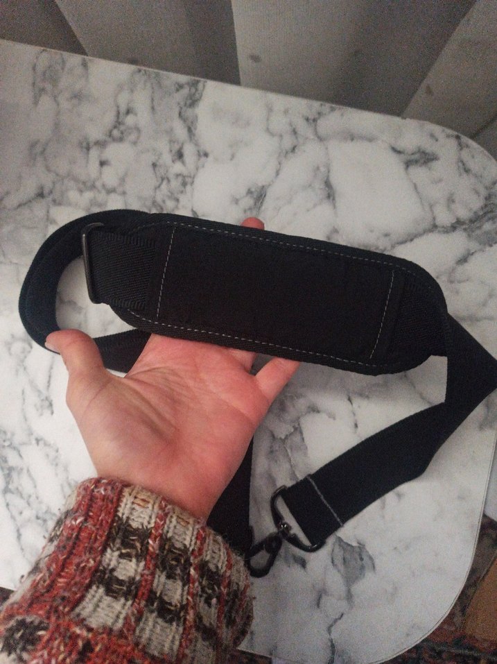 Yılan Desenli Siyah Yoga Kayışı - Görsel 4