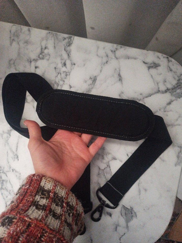 Yılan Desenli Siyah Yoga Kayışı - Görsel 3