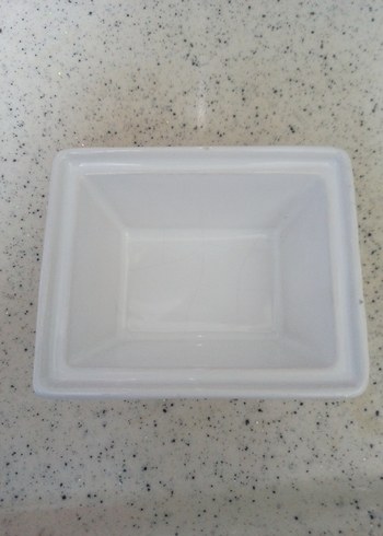 Ahşap Kapaklı Beyaz Saklama Kabı - Görsel 3