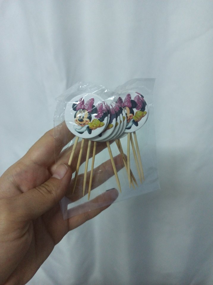 Renkli Minnie Mouse Kürdanlar - Görsel 2