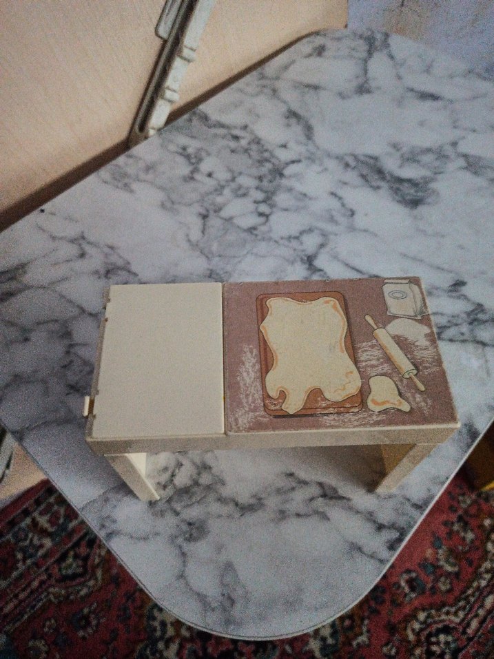 Barbie mutfak masası - Görsel 5