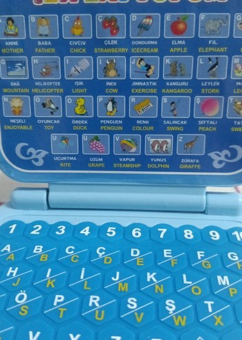 Diğer Renkli Alfabe Eğitici laptop