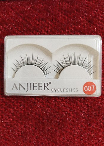 ANJIEER Siyah Parlak Takma Kirpik Seti - Görsel 3