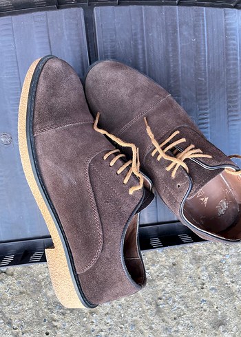 Kahverengi Süet Erkek Klasik Ayakkabı - Görsel 2